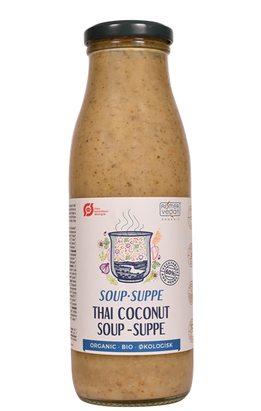 Thai kokos suppe 500 ml. Økologisk